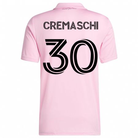 Kandiny Kinder Benja Cremaschi #30 Rosa Heimtrikot Trikot 2023/24 T-Shirt