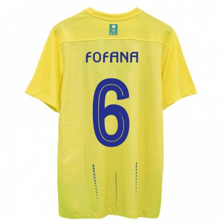 Kandiny Kinder Seko Fofana #6 Gelb Heimtrikot Trikot 2023/24 T-Shirt