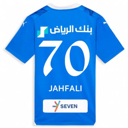 Kandiny Kinder Mohammed Jahfali #70 Blau Heimtrikot Trikot 2023/24 T-Shirt