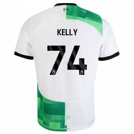 Kandiny Kinder Oscar Kelly #74 Weiß Grün Auswärtstrikot Trikot 2023/24 T-Shirt