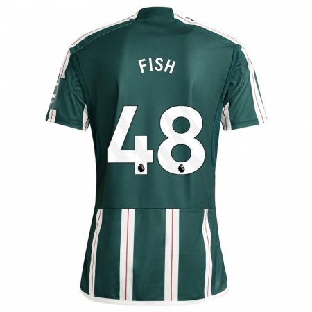 Kandiny Kinder Will Fish #48 Dunkelgrün Auswärtstrikot Trikot 2023/24 T-Shirt