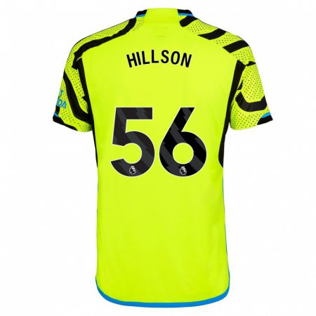 Kandiny Kinder James Hillson #56 Gelb Auswärtstrikot Trikot 2023/24 T-Shirt