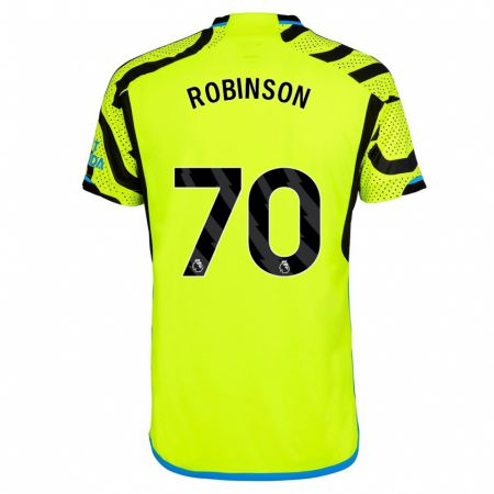 Kandiny Kinder Josh Robinson #70 Gelb Auswärtstrikot Trikot 2023/24 T-Shirt