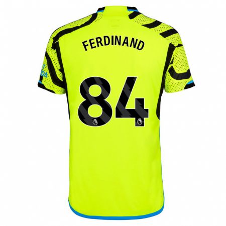 Kandiny Kinder Seb Ferdinand #84 Gelb Auswärtstrikot Trikot 2023/24 T-Shirt