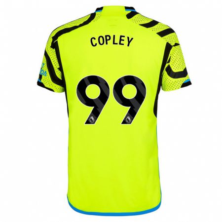 Kandiny Kinder Louie Copley #99 Gelb Auswärtstrikot Trikot 2023/24 T-Shirt