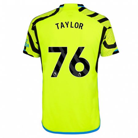 Kandiny Kinder Kido Taylor Hart #76 Gelb Auswärtstrikot Trikot 2023/24 T-Shirt