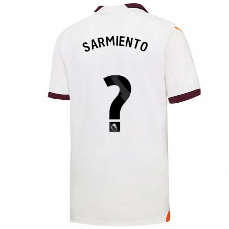 Kandiny Kinder Darío Sarmiento #0 Weiß Auswärtstrikot Trikot 2023/24 T-Shirt