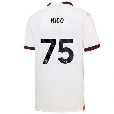 Kandiny Kinder Nico O'reilly #75 Weiß Auswärtstrikot Trikot 2023/24 T-Shirt