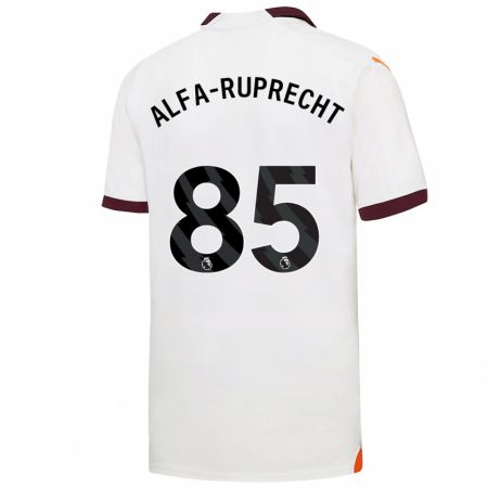 Kandiny Kinder Farid Alfa-Ruprecht #85 Weiß Auswärtstrikot Trikot 2023/24 T-Shirt