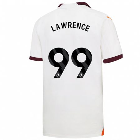 Kandiny Kinder Emilio Lawrence #99 Weiß Auswärtstrikot Trikot 2023/24 T-Shirt