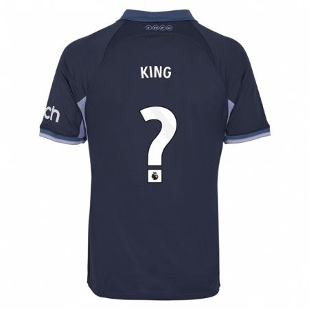 Kandiny Kinder Maeson King #0 Dunkelblau Auswärtstrikot Trikot 2023/24 T-Shirt