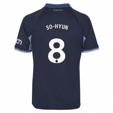 Kandiny Kinder Cho So-Hyun #8 Dunkelblau Auswärtstrikot Trikot 2023/24 T-Shirt