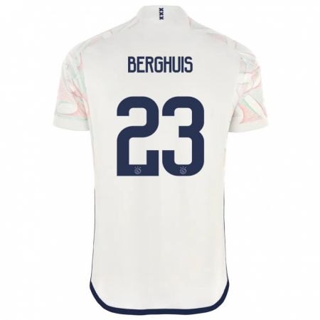 Kandiny Kinder Steven Berghuis #23 Weiß Auswärtstrikot Trikot 2023/24 T-Shirt