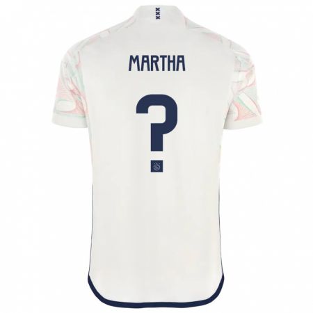 Kandiny Kinder Ar'jany Martha #0 Weiß Auswärtstrikot Trikot 2023/24 T-Shirt
