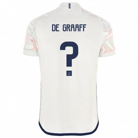Kandiny Kinder Tom De Graaff #0 Weiß Auswärtstrikot Trikot 2023/24 T-Shirt