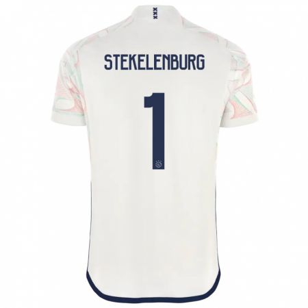 Kandiny Kinder Maarten Stekelenburg #1 Weiß Auswärtstrikot Trikot 2023/24 T-Shirt