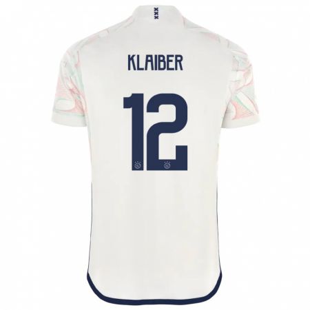 Kandiny Kinder Sean Klaiber #12 Weiß Auswärtstrikot Trikot 2023/24 T-Shirt