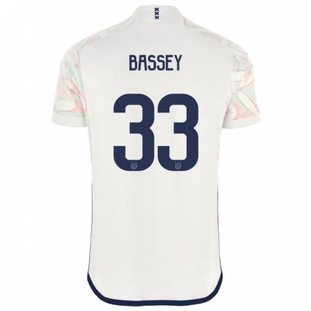 Kandiny Kinder Calvin Bassey #33 Weiß Auswärtstrikot Trikot 2023/24 T-Shirt
