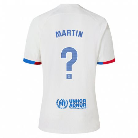 Kandiny Kinder Antonio Martín #0 Weiß Auswärtstrikot Trikot 2023/24 T-Shirt
