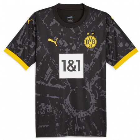 Kandiny Kinder Sébastien Haller #9 Schwarz Auswärtstrikot Trikot 2023/24 T-Shirt