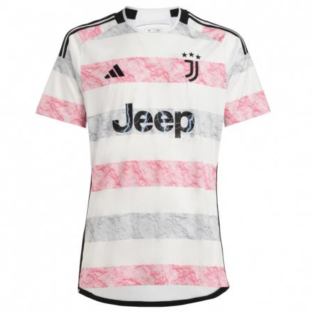 Kandiny Kinder Diego Stramaccioni #0 Weiß Rosa Auswärtstrikot Trikot 2023/24 T-Shirt