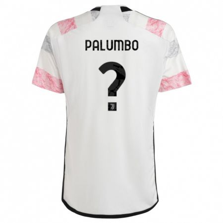 Kandiny Kinder Martin Palumbo #0 Weiß Rosa Auswärtstrikot Trikot 2023/24 T-Shirt