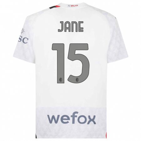 Kandiny Kinder Refiloe Jane #15 Weiß Auswärtstrikot Trikot 2023/24 T-Shirt