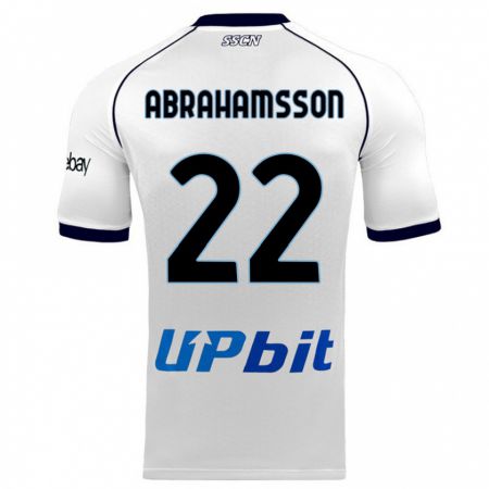 Kandiny Kinder Sejde Abrahamsson #22 Weiß Auswärtstrikot Trikot 2023/24 T-Shirt