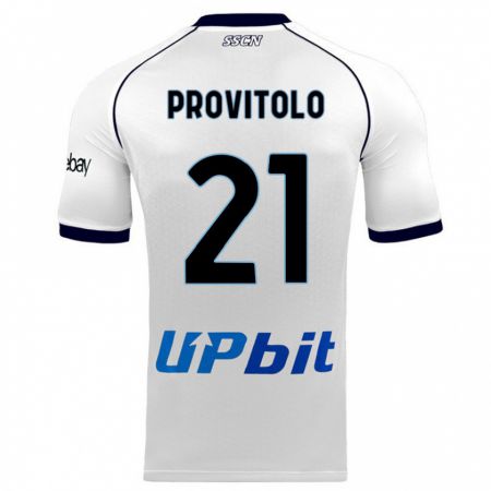 Kandiny Kinder Vincenzo Provitolo #21 Weiß Auswärtstrikot Trikot 2023/24 T-Shirt