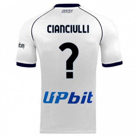 Kandiny Kinder Antonio Cianciulli #0 Weiß Auswärtstrikot Trikot 2023/24 T-Shirt