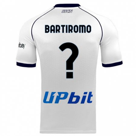Kandiny Kinder Niccolo Bartiromo #0 Weiß Auswärtstrikot Trikot 2023/24 T-Shirt