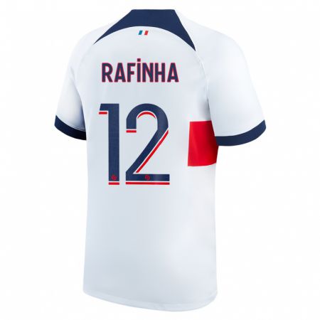 Kandiny Kinder Rafinha #12 Weiß Auswärtstrikot Trikot 2023/24 T-Shirt