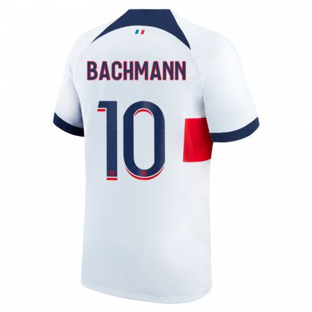 Kandiny Kinder Ramona Bachmann #10 Weiß Auswärtstrikot Trikot 2023/24 T-Shirt