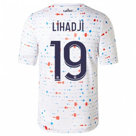Kandiny Kinder Isaac Lihadji #19 Weiß Auswärtstrikot Trikot 2023/24 T-Shirt