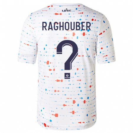 Kandiny Kinder Ugo Raghouber #0 Weiß Auswärtstrikot Trikot 2023/24 T-Shirt