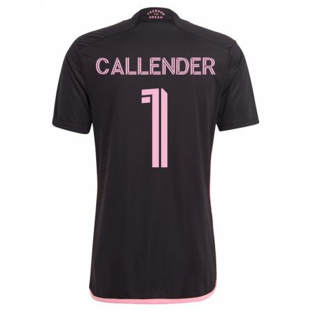 Kandiny Kinder Drake Callender #1 Schwarz Auswärtstrikot Trikot 2023/24 T-Shirt