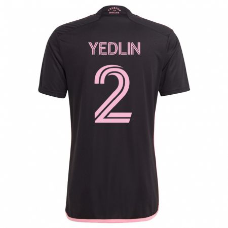 Kandiny Kinder Deandre Yedlin #2 Schwarz Auswärtstrikot Trikot 2023/24 T-Shirt