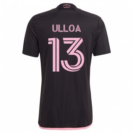 Kandiny Kinder Víctor Ulloa #13 Schwarz Auswärtstrikot Trikot 2023/24 T-Shirt