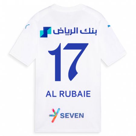 Kandiny Kinder Mohammed Al-Rubaie #17 Weiß Auswärtstrikot Trikot 2023/24 T-Shirt