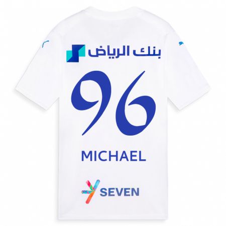 Kandiny Kinder Michael #96 Weiß Auswärtstrikot Trikot 2023/24 T-Shirt