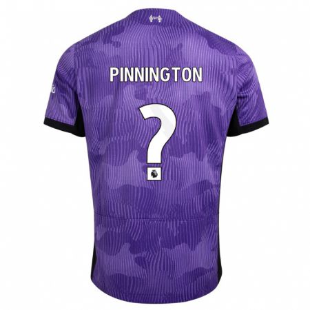 Kandiny Kinder Carter Pinnington #0 Lila Ausweichtrikot Trikot 2023/24 T-Shirt