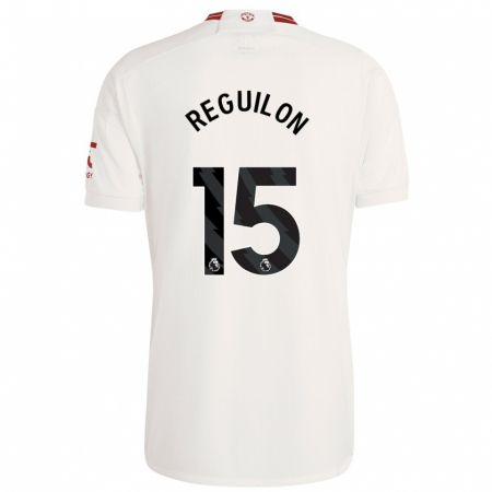 Kandiny Kinder Sergio Reguilón #15 Weiß Ausweichtrikot Trikot 2023/24 T-Shirt