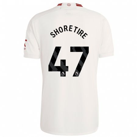 Kandiny Kinder Shola Shoretire #47 Weiß Ausweichtrikot Trikot 2023/24 T-Shirt