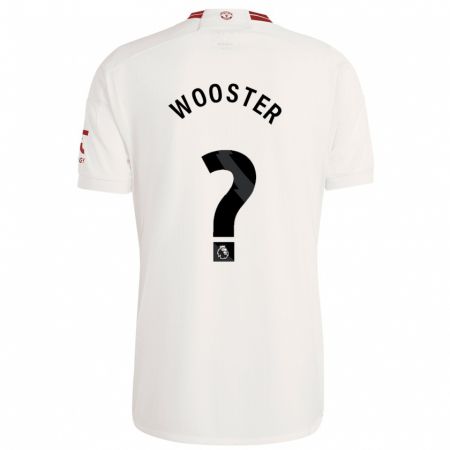 Kandiny Kinder Tom Wooster #0 Weiß Ausweichtrikot Trikot 2023/24 T-Shirt