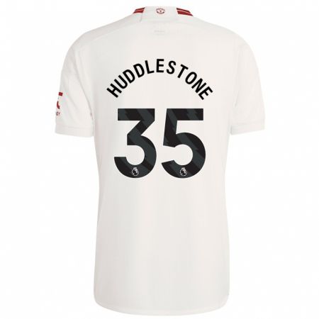 Kandiny Kinder Tom Huddlestone #35 Weiß Ausweichtrikot Trikot 2023/24 T-Shirt