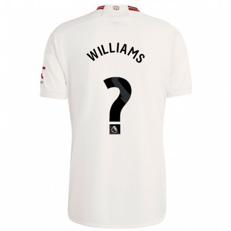 Kandiny Kinder Ethan Williams #0 Weiß Ausweichtrikot Trikot 2023/24 T-Shirt