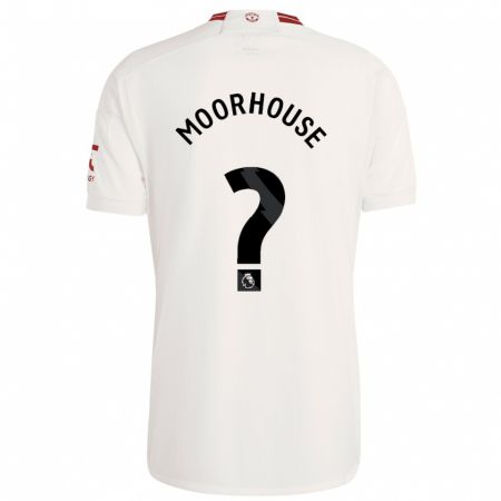 Kandiny Kinder Jack Moorhouse #0 Weiß Ausweichtrikot Trikot 2023/24 T-Shirt