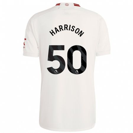 Kandiny Kinder Elyh Harrison #50 Weiß Ausweichtrikot Trikot 2023/24 T-Shirt