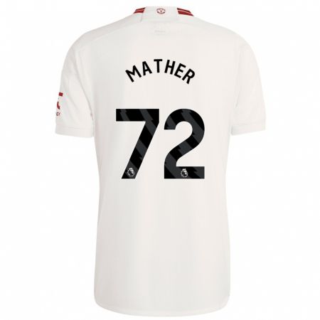 Kandiny Kinder Sam Mather #72 Weiß Ausweichtrikot Trikot 2023/24 T-Shirt