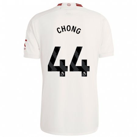 Kandiny Kinder Tahith Chong #44 Weiß Ausweichtrikot Trikot 2023/24 T-Shirt